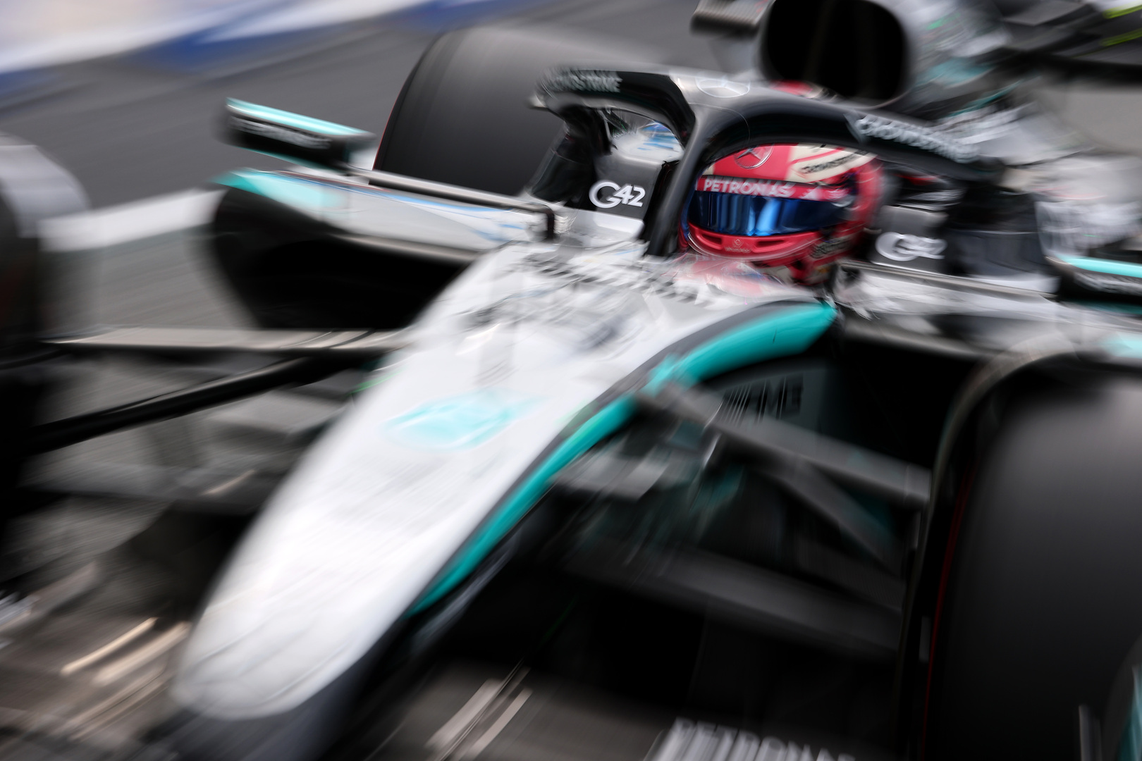2025 Miami Grand Prix, Saturday - George Russell (image courtesy Mercedes)